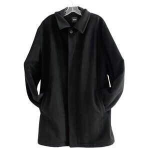 Hugo Boss - Women's Coat - Black - Cashmere/Wool - Italian - Medium